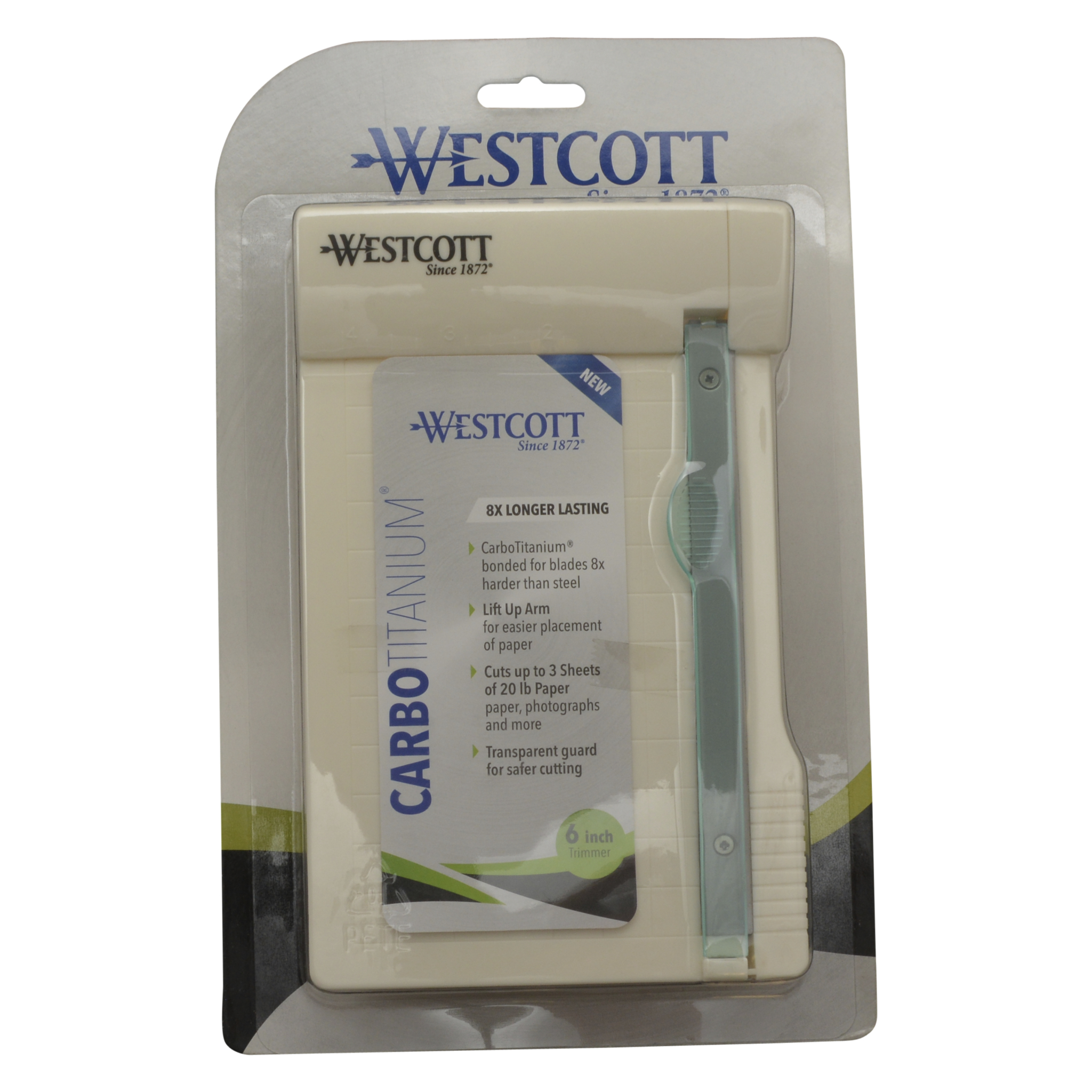 Westcott Carbo Titanium Paper Trimmer - 6 in